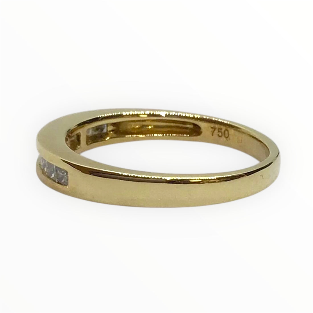 Ladies 18ct Gold Diamond Ring (Size L) Ref#511904