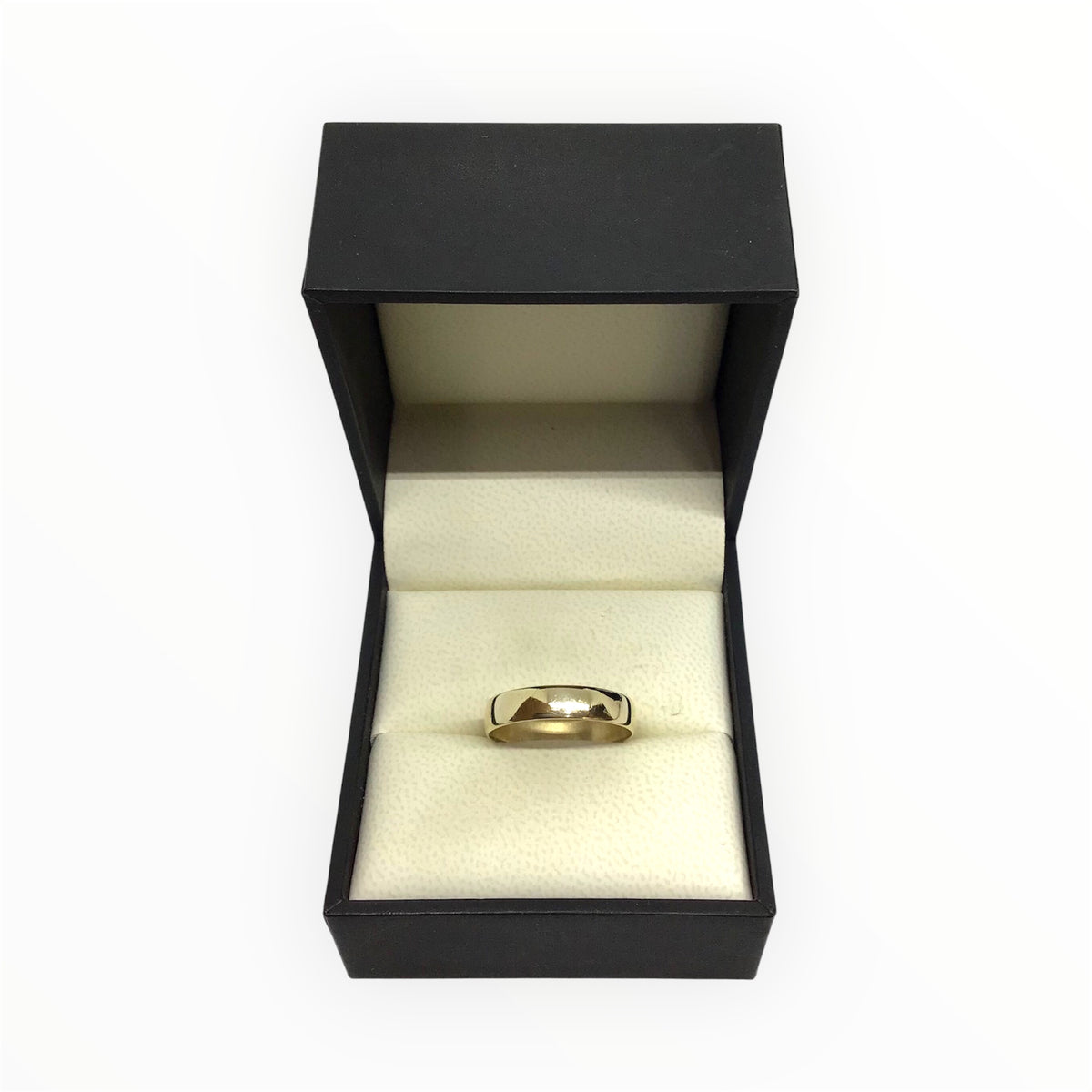 Unisex 9ct Gold Plain Ring (Size T) Ref#512655