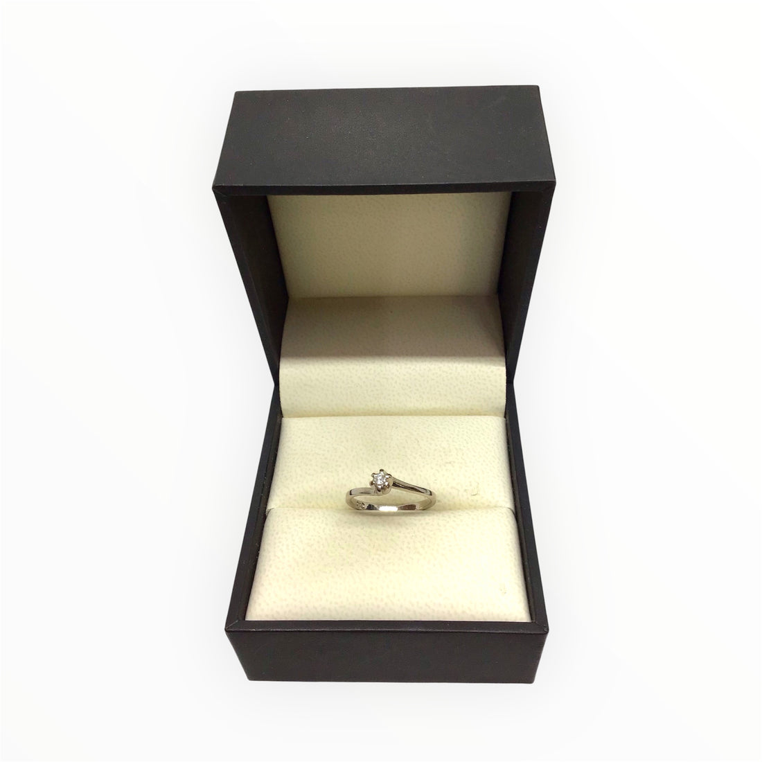 Ladies 18ct White Gold Diamond Ring (Size L) Ref#512189