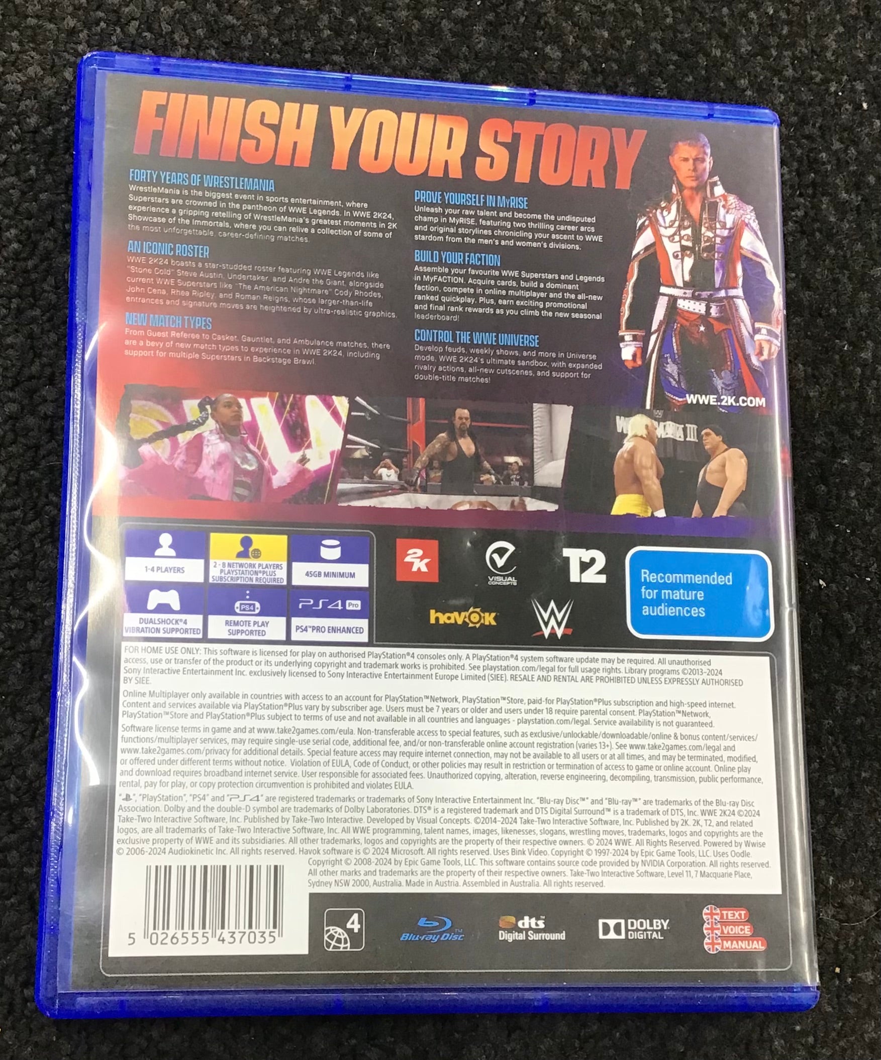 Sony PS4 Game W 2K24 Ref#512273