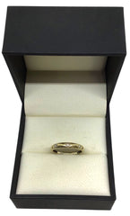 Ladies 9ct Yellow Gold Diamond Ring (Size O) Ref#506853