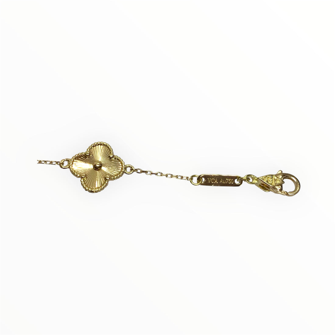 Ladies 18ct Gold Bracelet (Length 19cm) Ref#511801