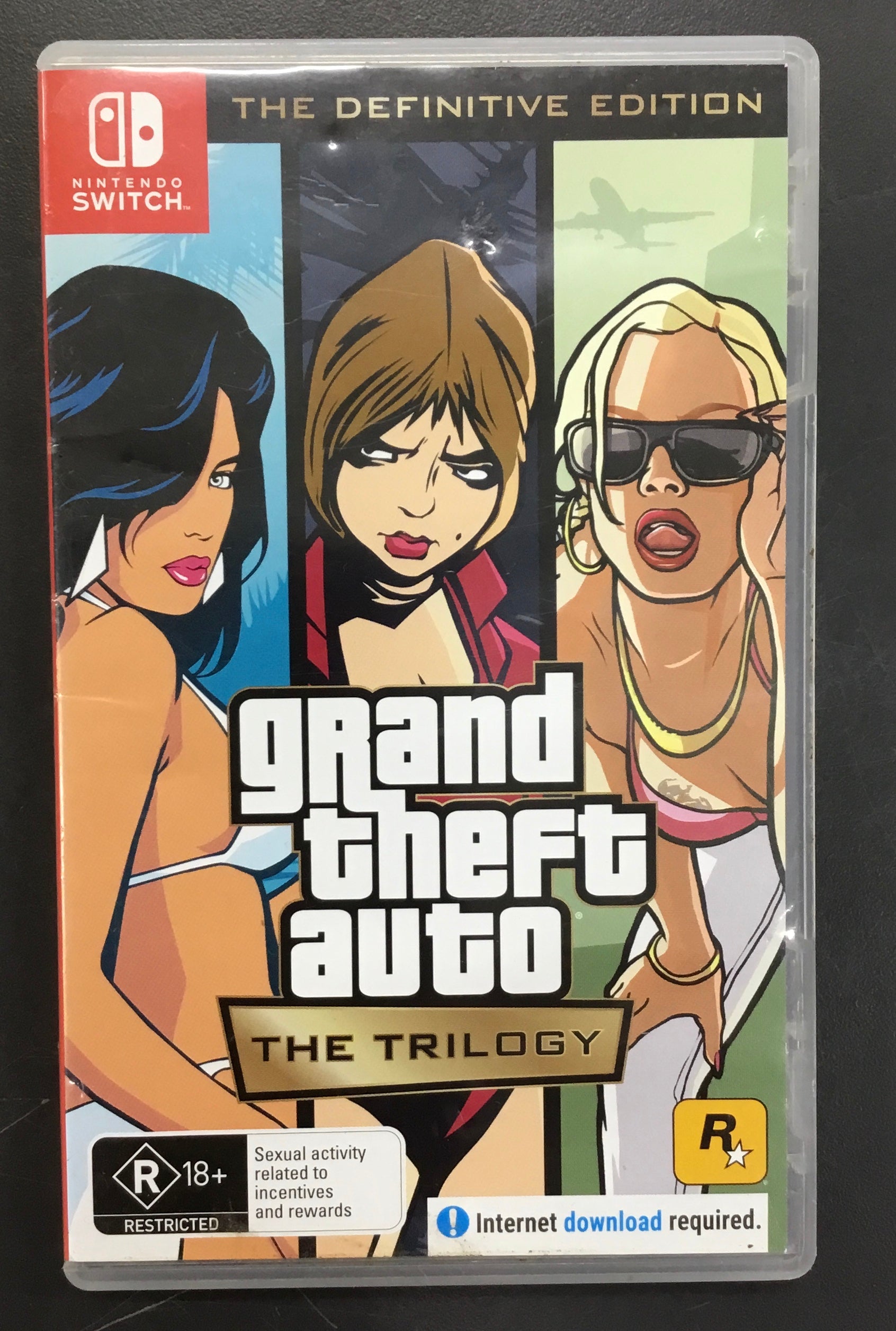 NINTENDO SWITCH GAME GRAND THEFT AUTO The Trilogy Ref#512900
