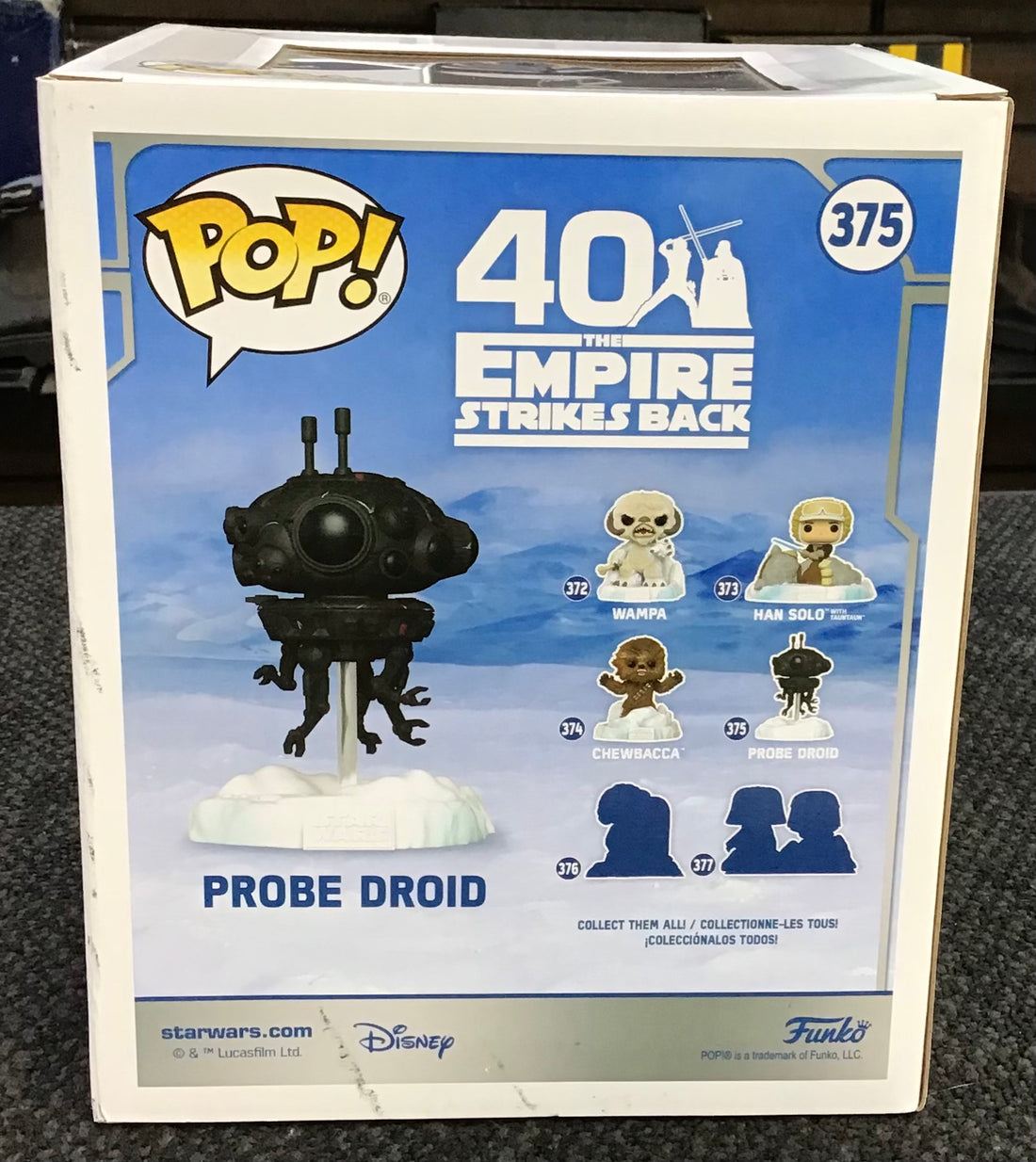 Pop Figurine Star Wars Ref#88968466820
Battle at Echo Base Probe Droid 375