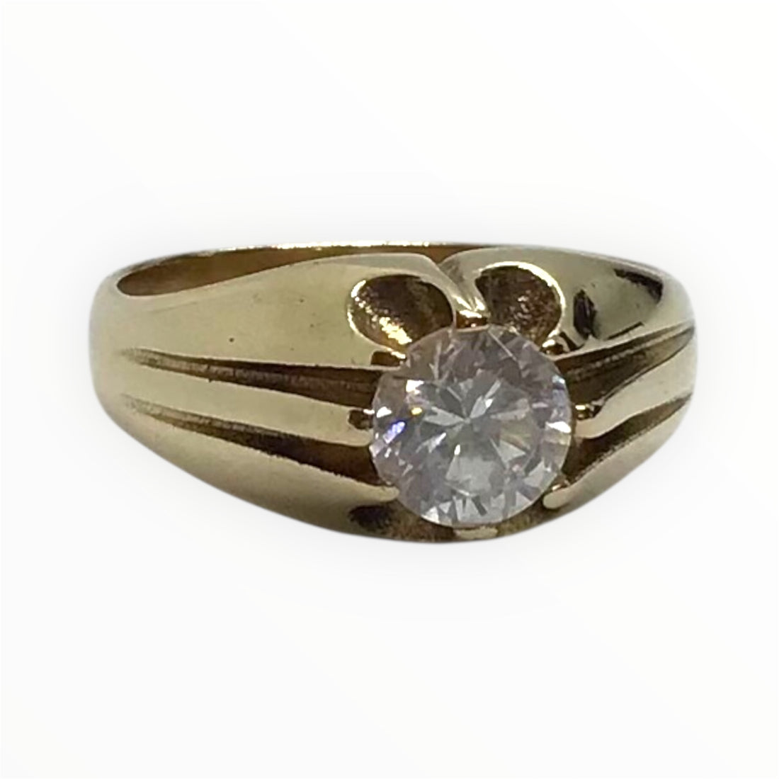 Ladies 9ct Gold Ring (Size N) Ref#511855