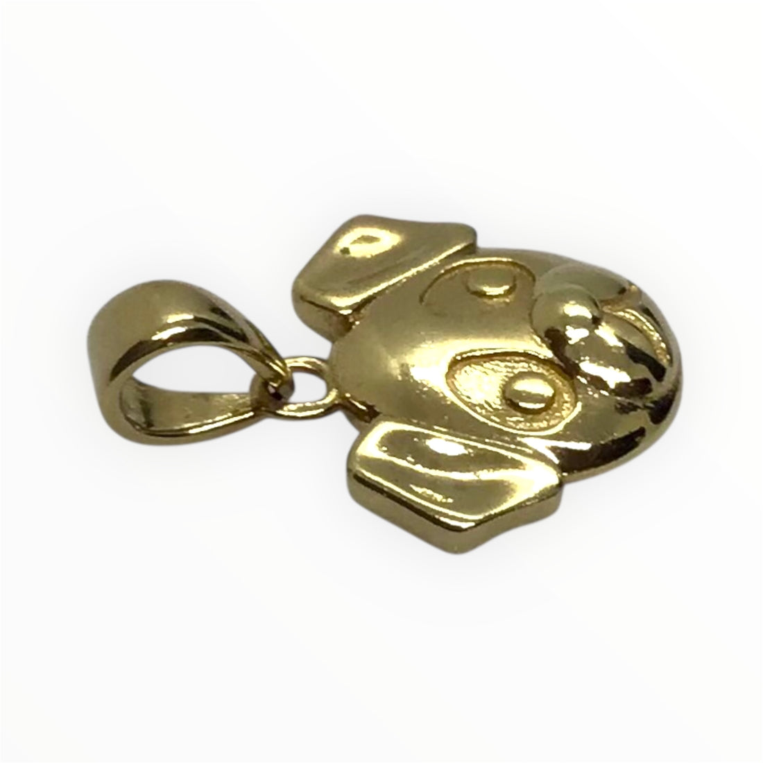 Unisex 9ct Gold Pendant (Length 1.5cm) Ref#513338