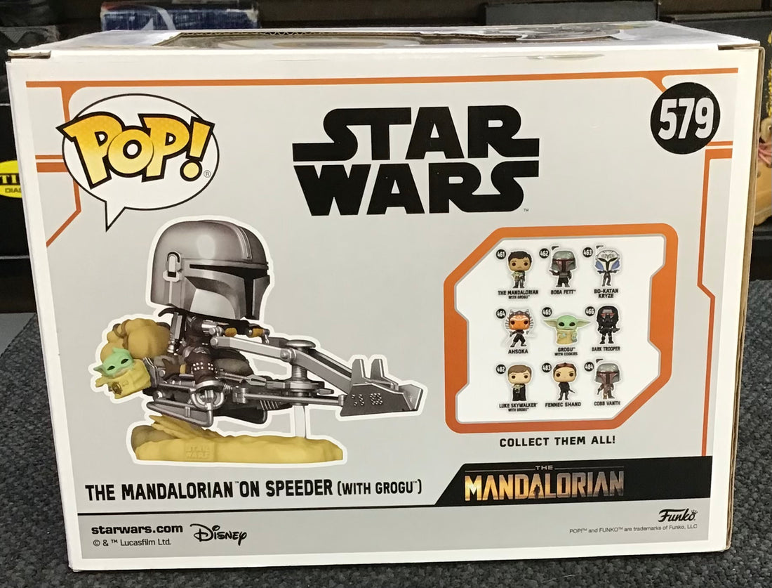 Pop Star Wars Figurine Ref#889698682855
The Mandalorian on Speeder (with Grogu) 579