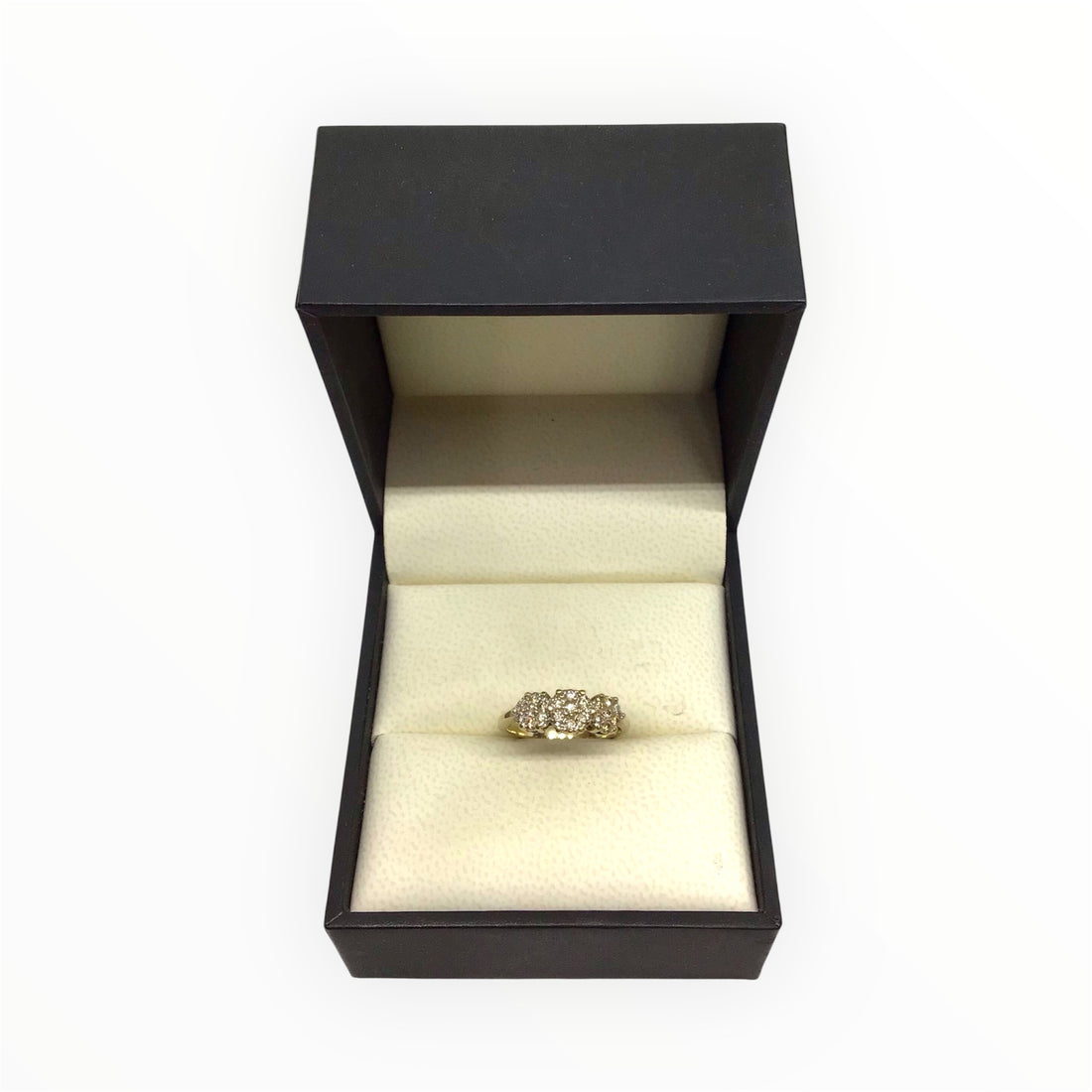 Ladies 9ct Diamond Ring (Size K) Ref#513598