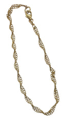 Ladies 9ct Yellow Gold Bracelet (Length 20cm) Ref#505965