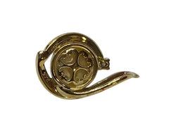 Ladies 9ct Yellow Gold Pearl with Diamond Pendant Ref#506565