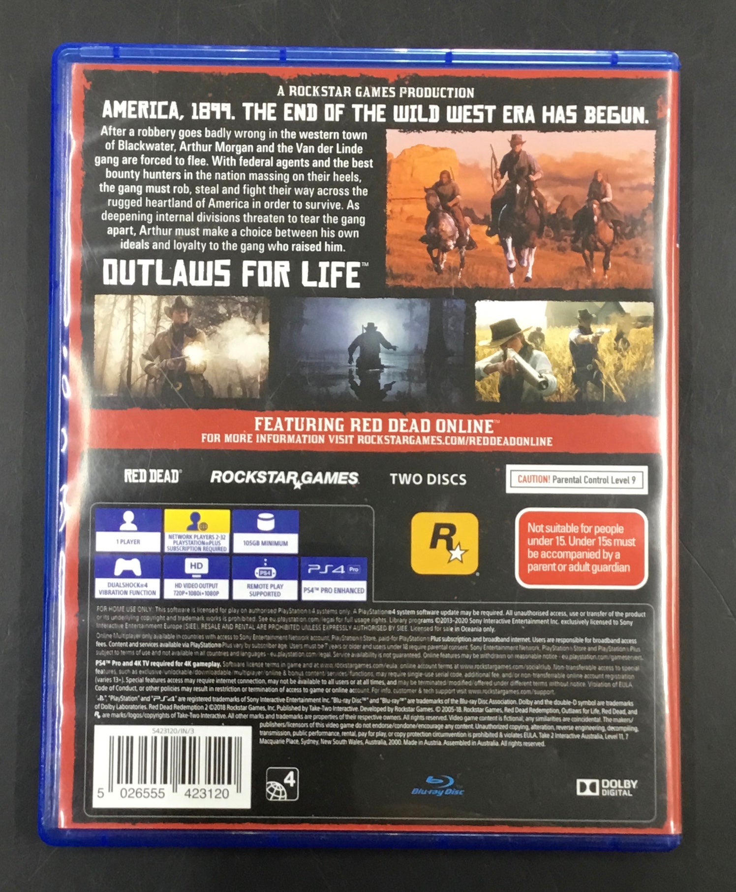 PS4 GAME RED DEAD REDEMPTION II Ref#512760