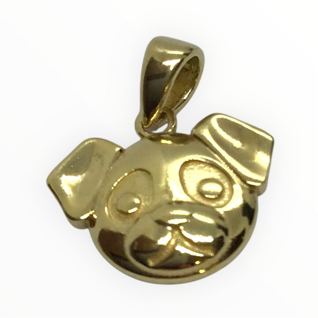 Unisex 9ct Gold Pendant (Length 1.5cm) Ref#513338
