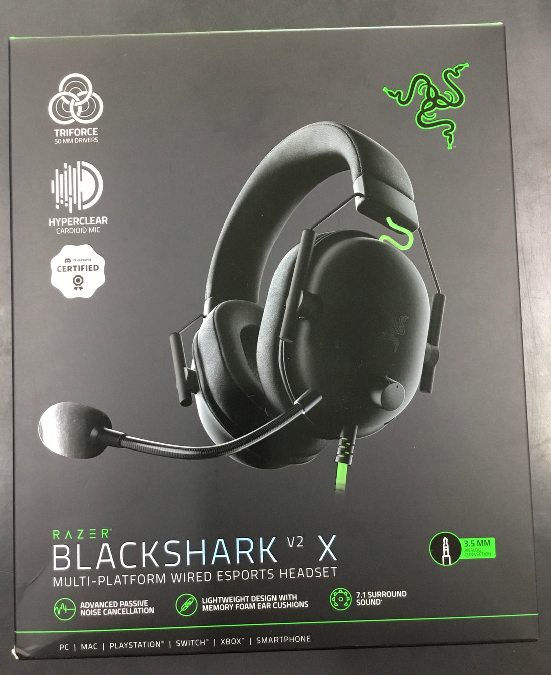 RAZER CORDED 3.5mm Jack HEADPHONE Ref#513321