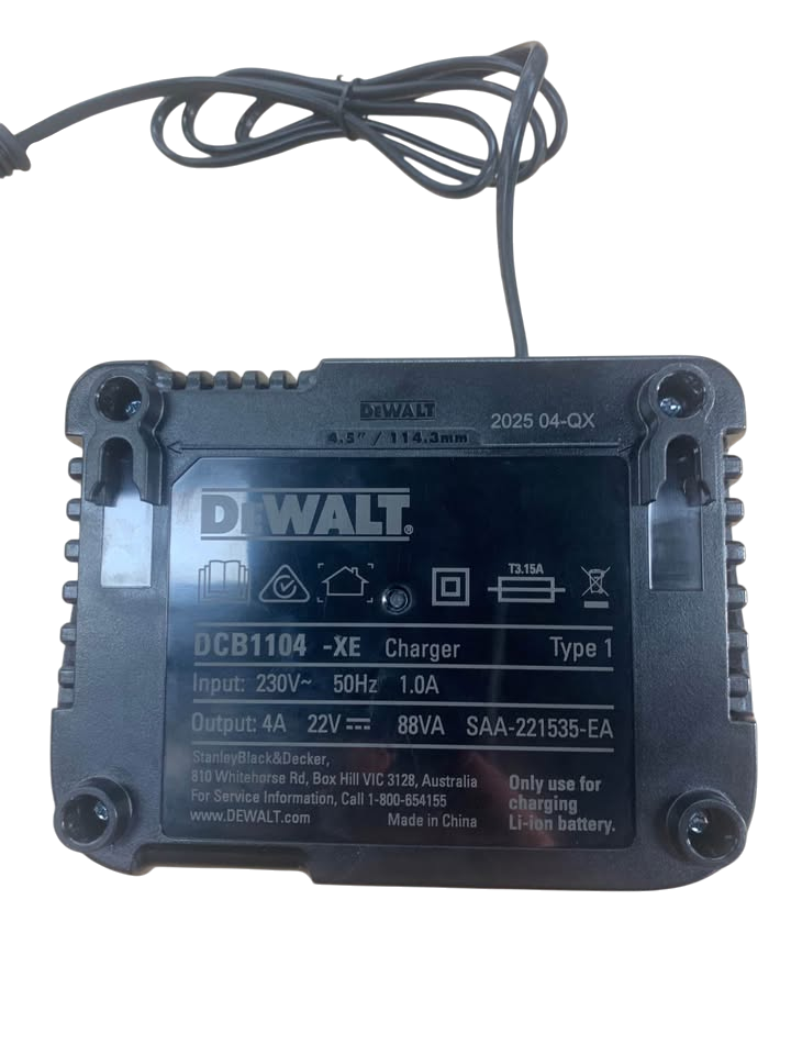 Cordless Tool Charger Dewalt DCB1104-XE -  266363