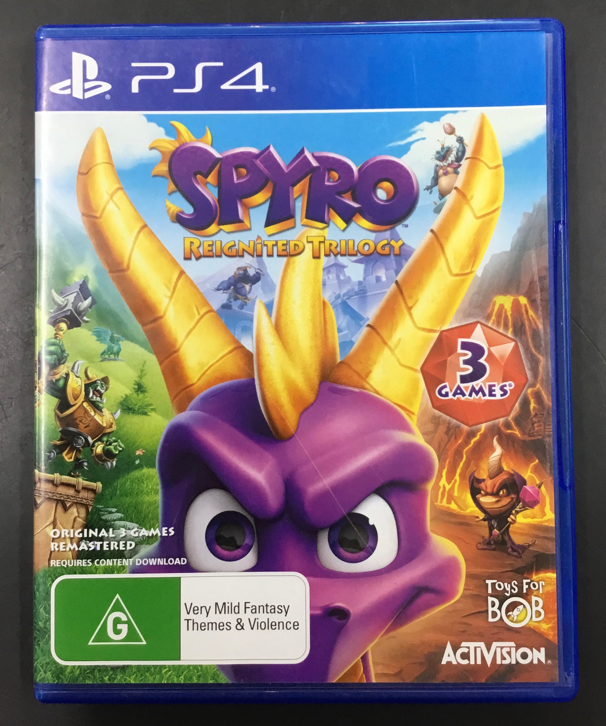 PS4 GAME SPYRO REIGNITED TRILOGY Ref#512756