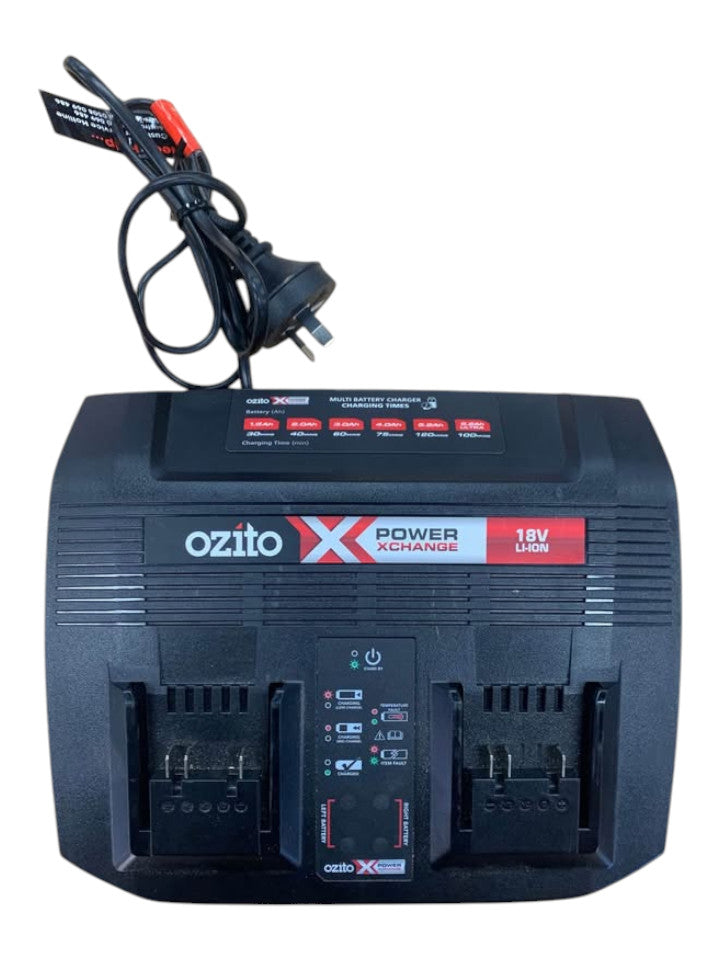 OZITO - PXMBC-002 DUAL BATTERY CHARGER - 500185