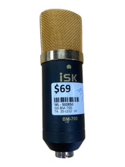 ISK - BM-700 BLACK & GOLD MICROPHONE - 502850