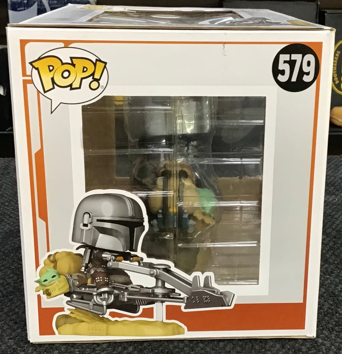 Pop Star Wars Figurine Ref#889698682855
The Mandalorian on Speeder (with Grogu) 579