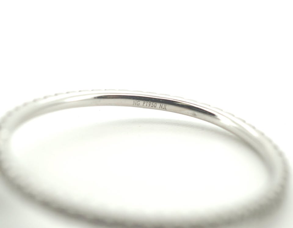 950 Platinum Sapphire & Diamond Ring (Size Z) - 501647