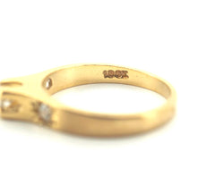 18ct Yellow Gold Diamond Engagement Ring (Size L) - 502321