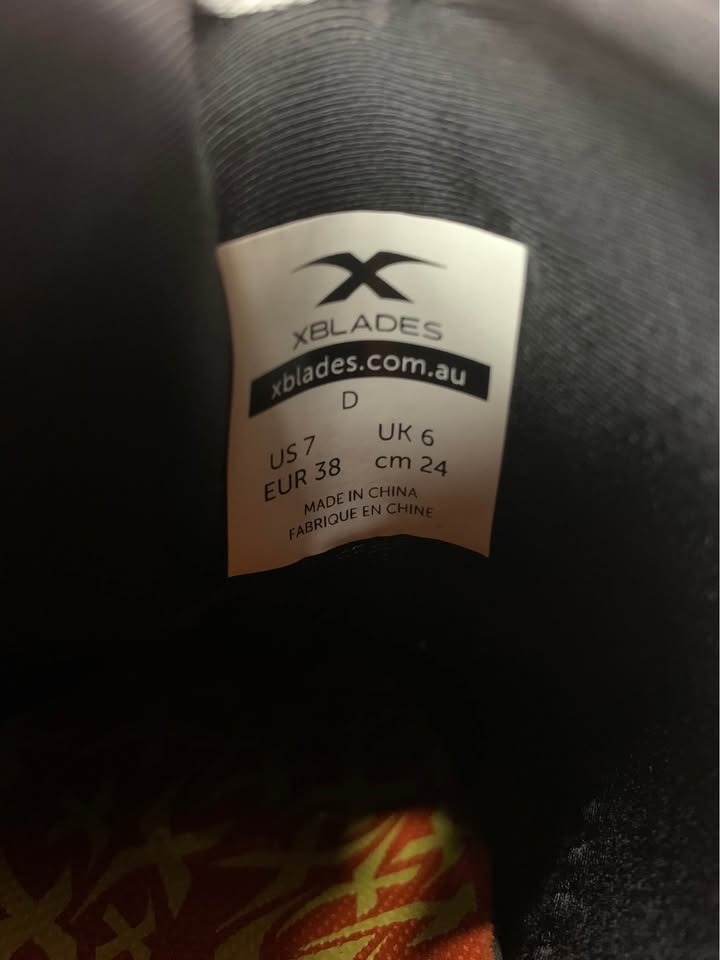 XBLADES - INRF20 INTERCEPT RUSH BLACK/SUNSET SIZE 7 US KID FOOTBALL BOOTS - 247635