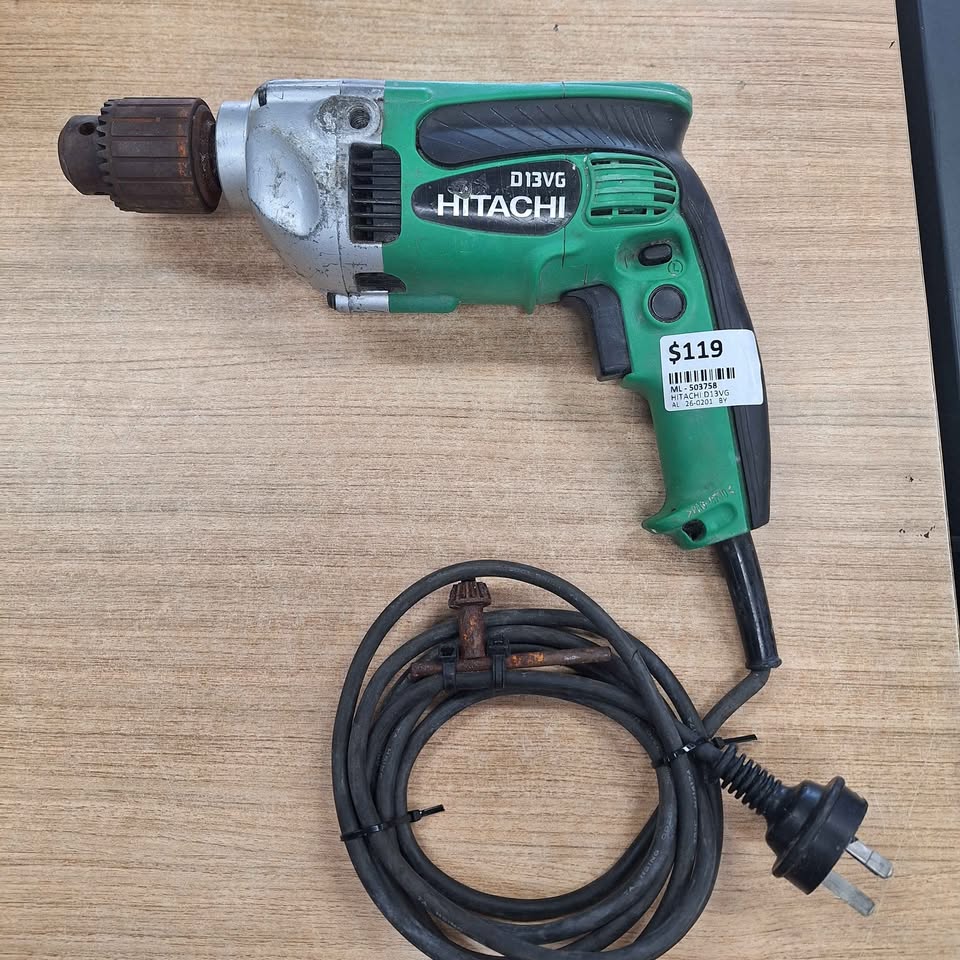 HITACHI - D13VG 13MM CORDED DRILL - 503758