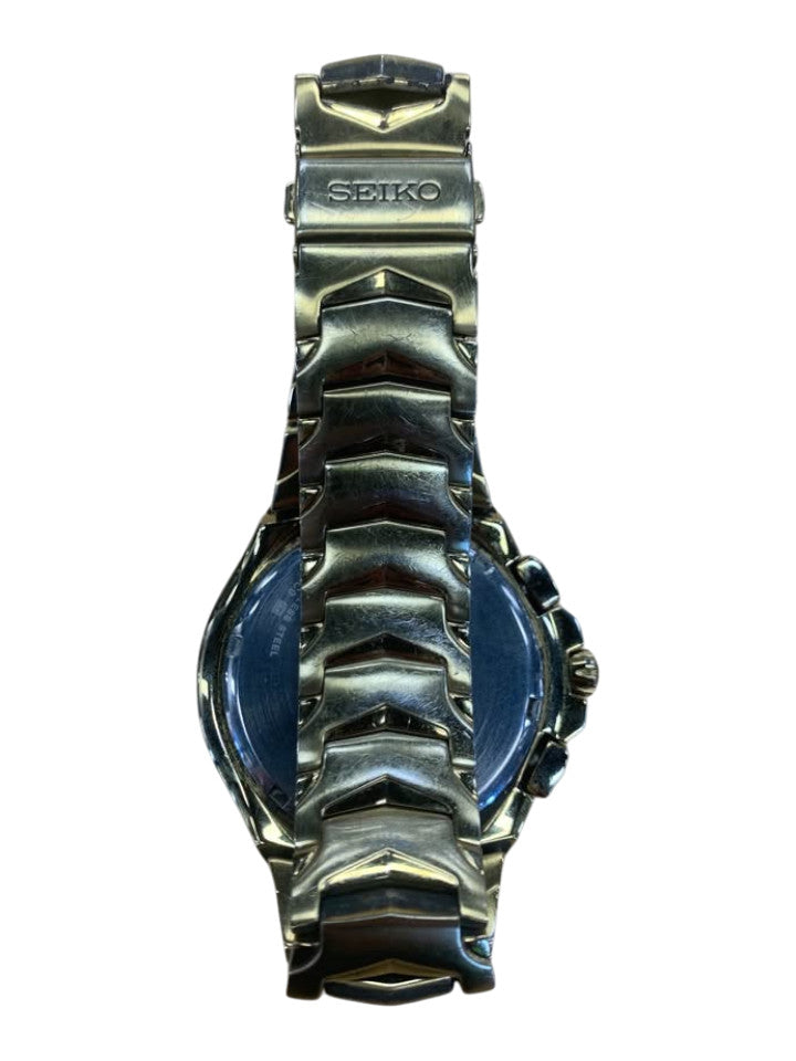 SEIKO - V192-0AC0 GOLD SOLAR-POWERED 45MM CHRONOGRAPH WATCH - 503852