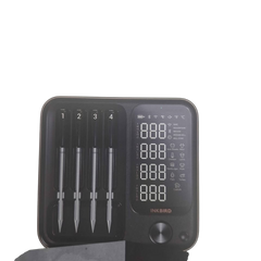 THERMOMETER, MAKE: INK BIRD, MODEL: INT14BW WIFI & BLUETOOTH BBQ THERMOMETER 4-PROBE, BLACK