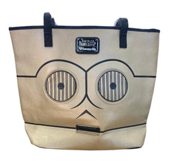 DISNEY - C-3PO & R2-D2 LOUNGEFLY STARWARS TOTE BAG - 504739