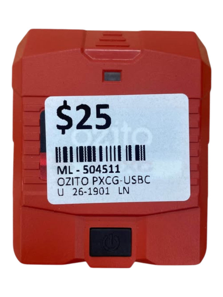 OZITO - PXCG-USBC 18V USB POWER SOURCE (SKIN ONLY) - 504511