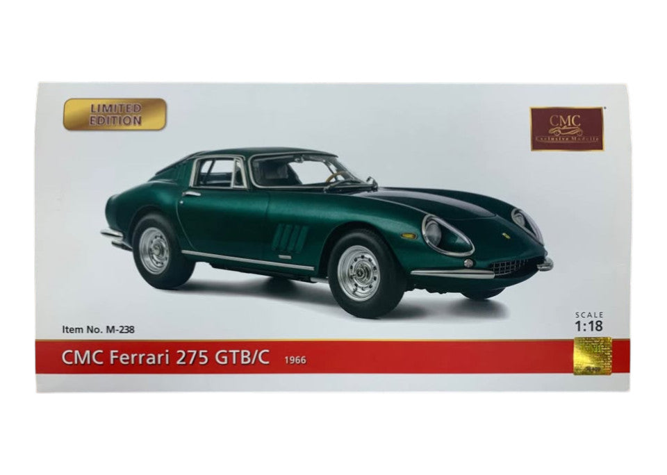 CMC EXCLUSIVE MODELLE - LIMITED EDITION FERRARI 275 GTB/C 1966 1:18 SCALE - 501281