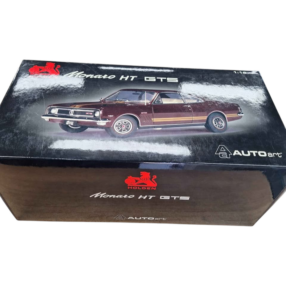 AUTOART HT MONARO 1969 GTS 350 IN MONACO MAROON - 505160