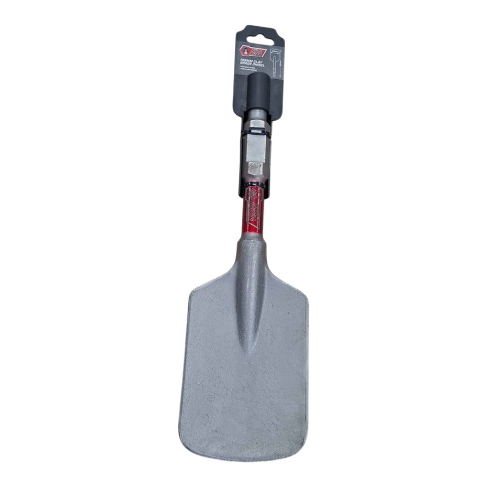 New Full Boar 135mm Clay Spade Chisel 30mm Hex Shank - 505338