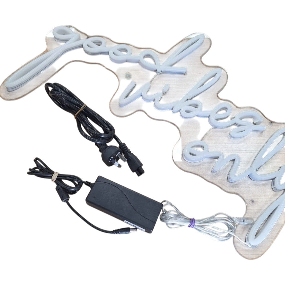 GOOD VIBES ONLY NEON SIGN - 22227