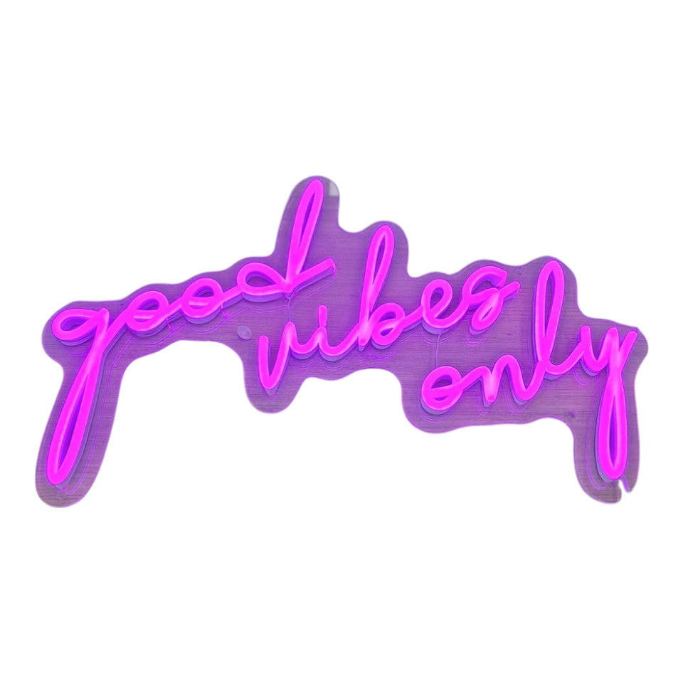 GOOD VIBES ONLY NEON SIGN - 22227