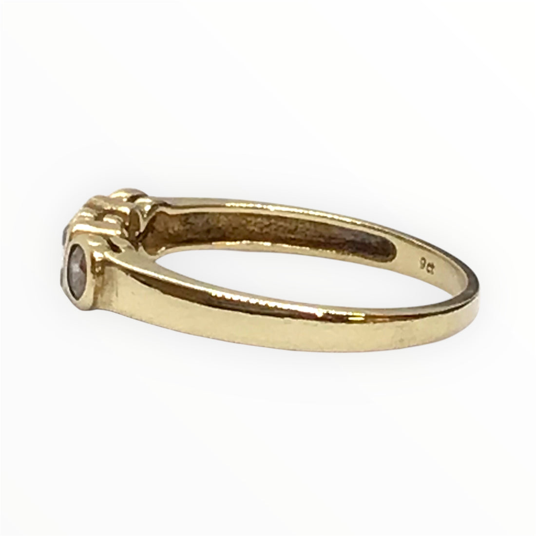 Ladies 9ct Gold Dress Ring (Size O) Ref#511372