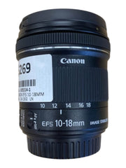 Canon EF-S 10-18mm Camera Lens - 505514-1