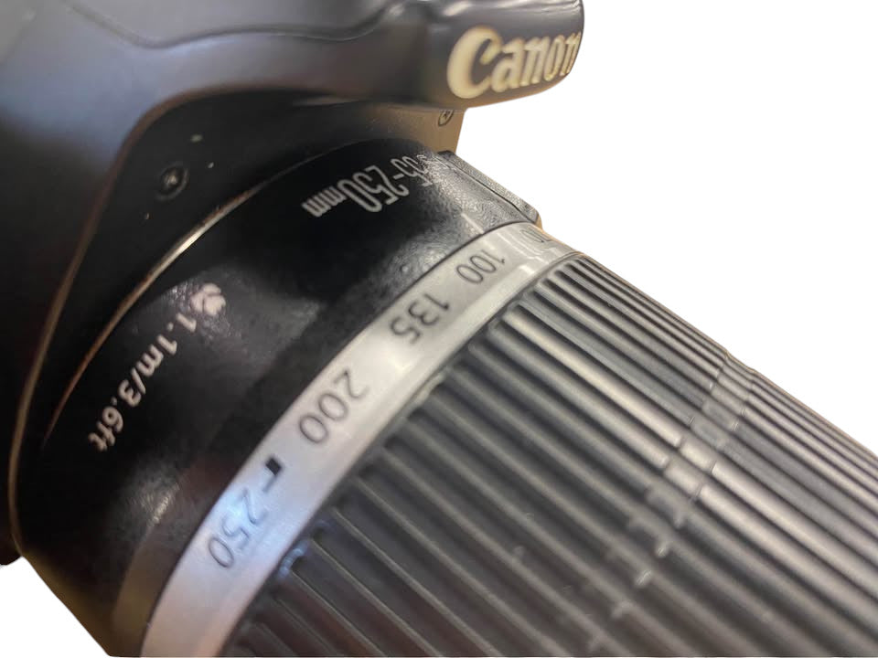 CANON - EOS 600D DIGITAL CAMERA WITH EFS 55-250MM LENS - 505189