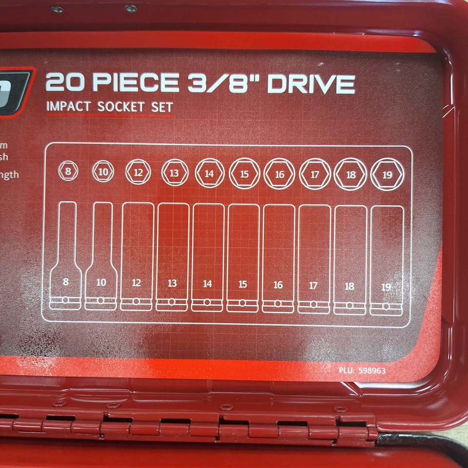 TOOLPRO 20 PSET IN CASE. METRIC -  505308
