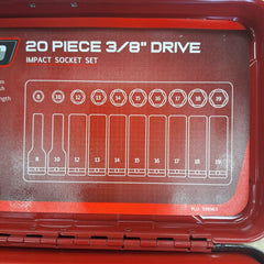 TOOLPRO 20 PSET IN CASE. METRIC -  505308