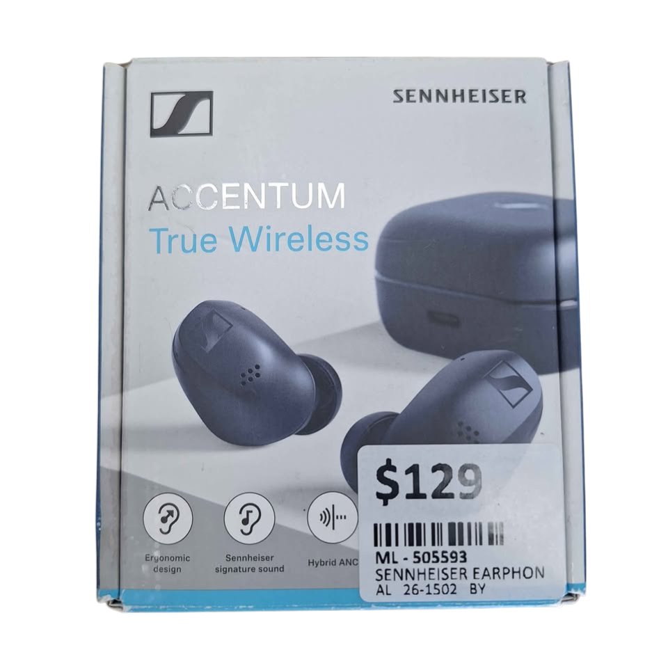 SENNHEISER - ACCENTUM TRUE WIRELESS EARBUDS IN BOX - 505593