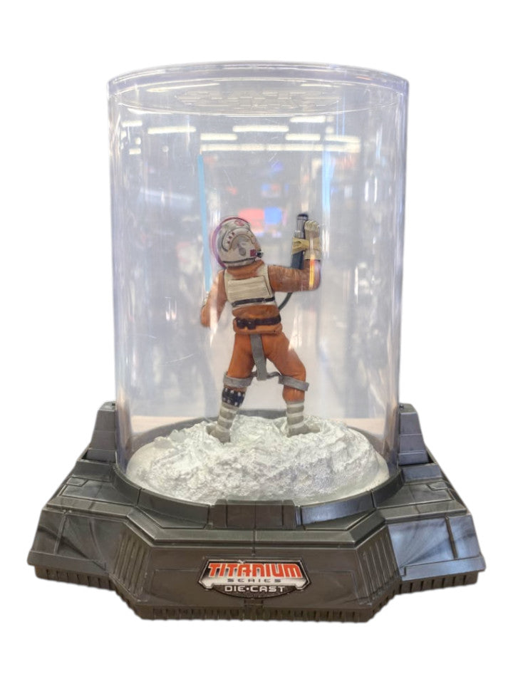 HASBRO - STARWARS-LUKE SKYWALKER TITANIUM SERIES COLLECTABLE FIGURE - 505709