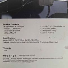 JOURNEY - RAPID EXPRESS WIRELESS CAR CHARGER NEW IN BOX - 505879
