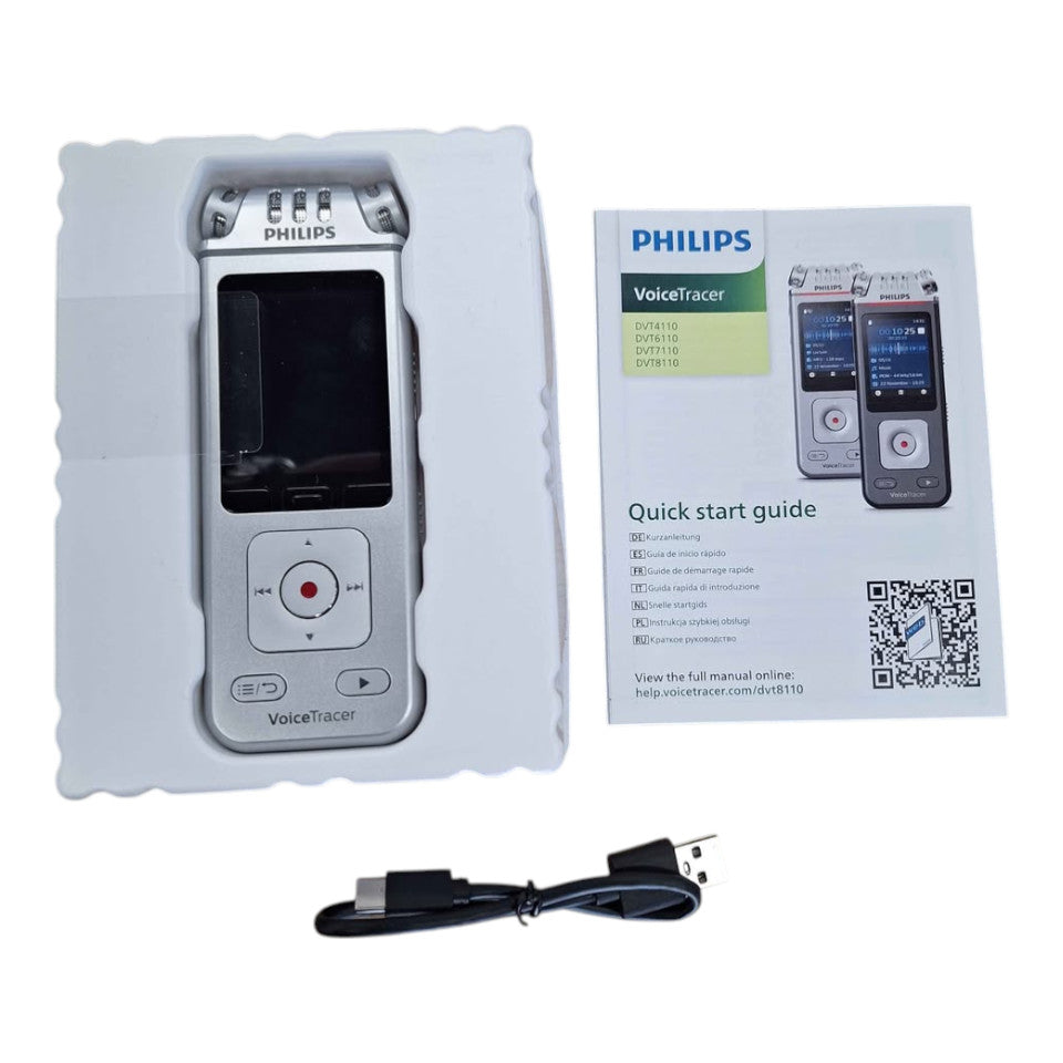 PHILLIPS - DVT4110 VOICE TRACER AUDIO RECORDER - 258533