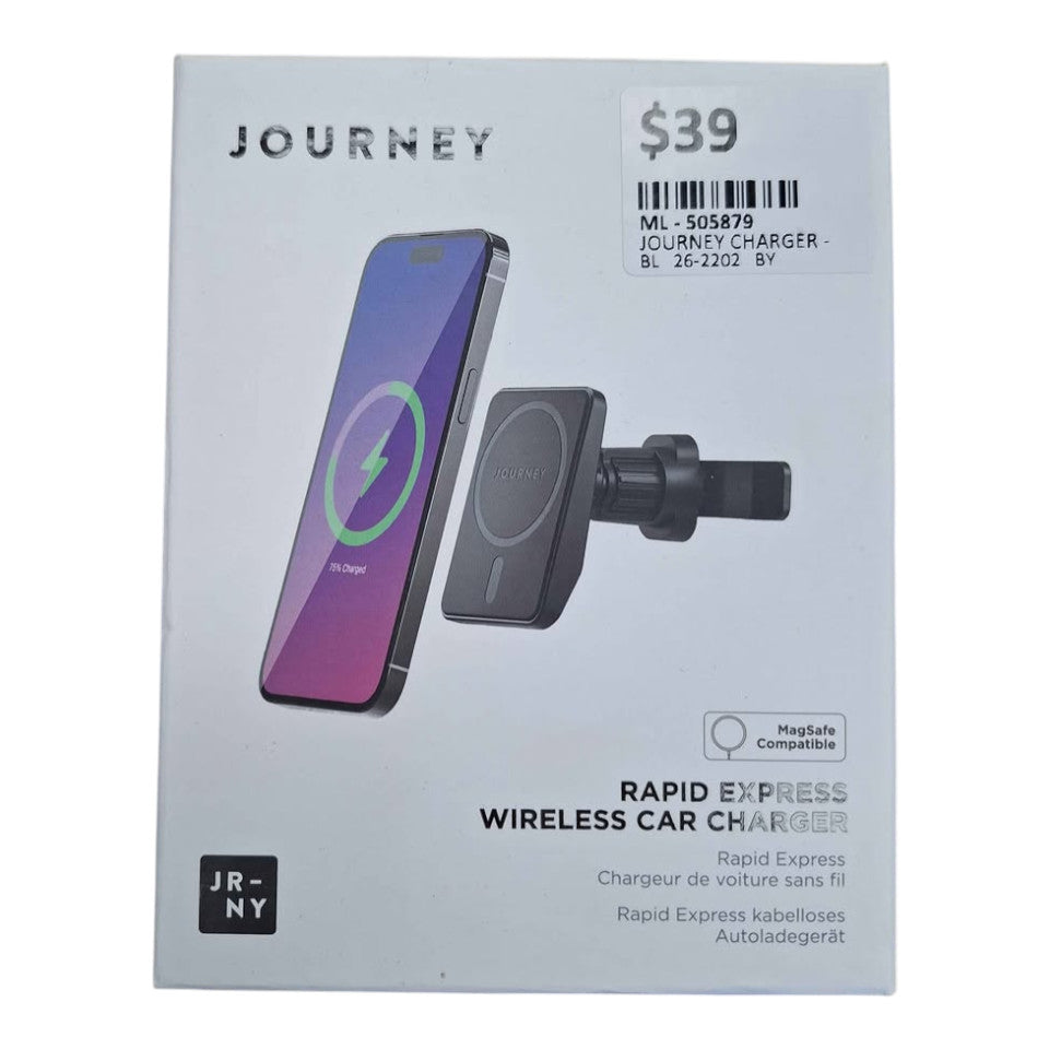 JOURNEY - RAPID EXPRESS WIRELESS CAR CHARGER NEW IN BOX - 505879
