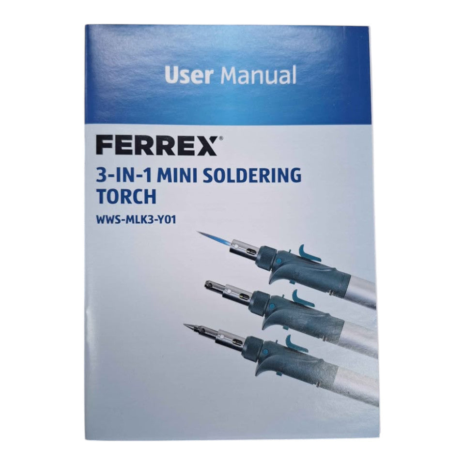 FERREX - WWS-MLK3-Y01 3-IN-1 MINI SOLDERING TORCH - 505872