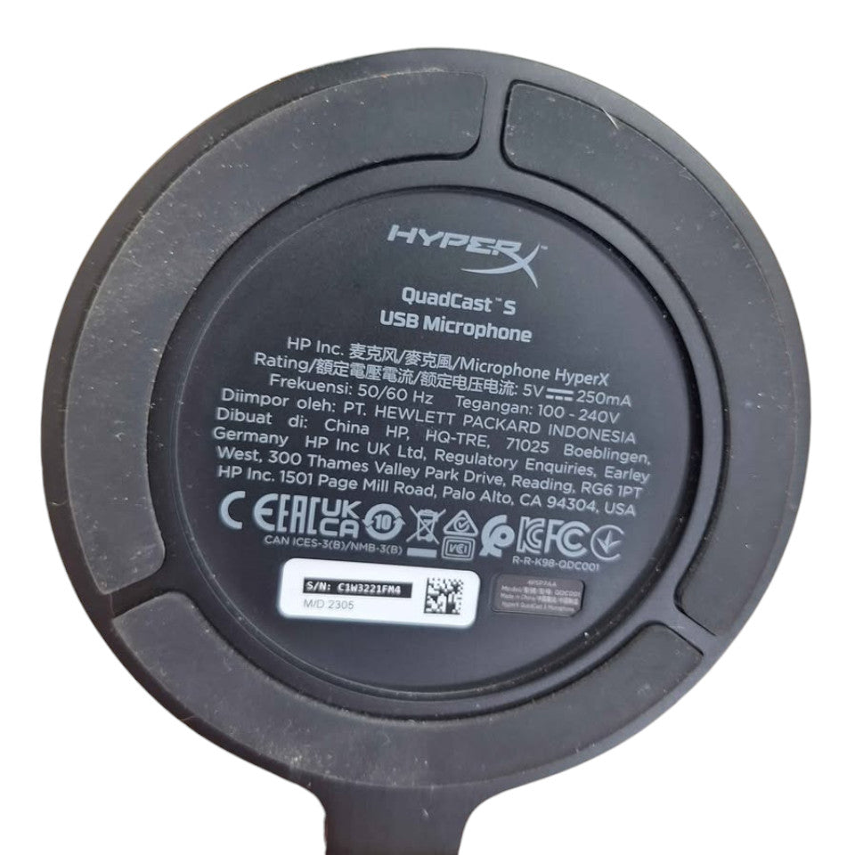 HYPERX - QUADCAST S USB MICROPHONE - 506061