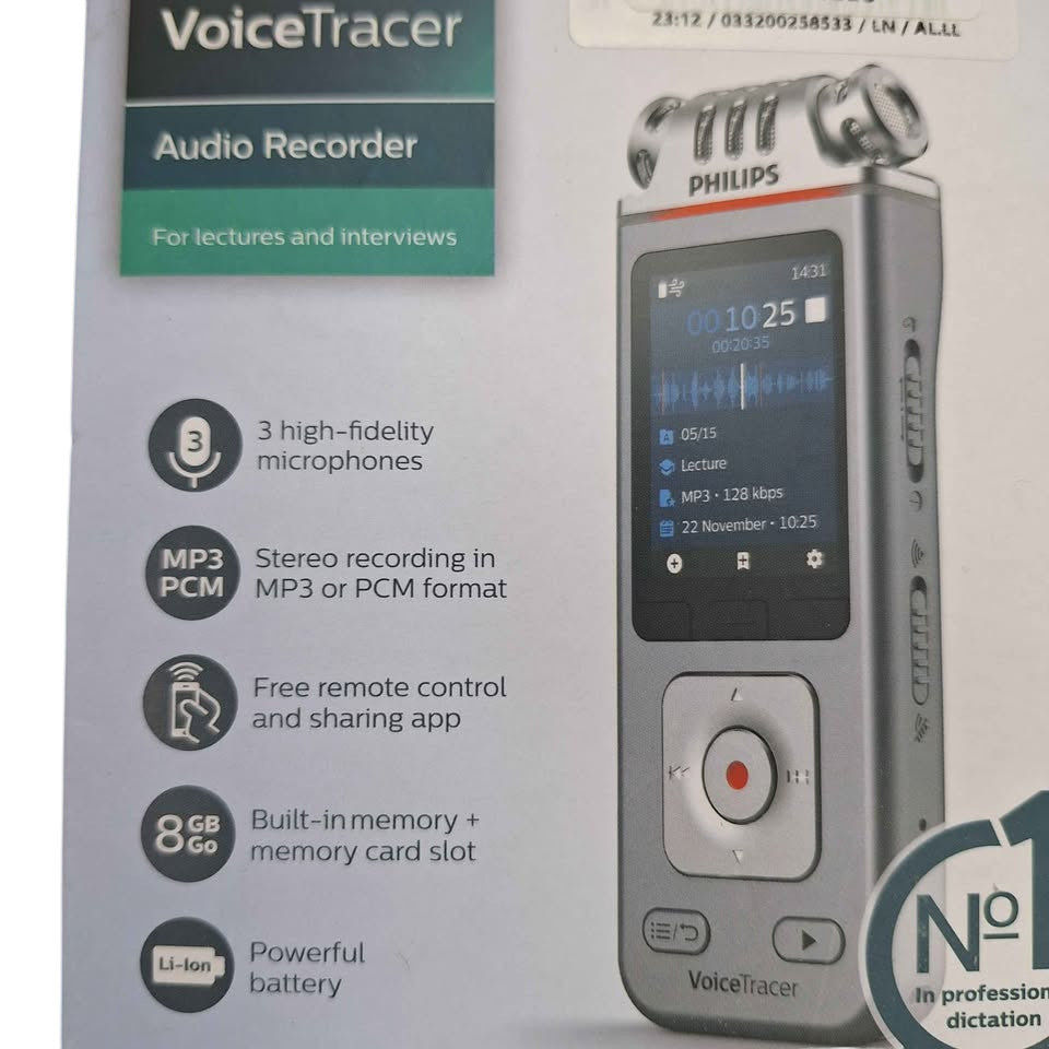 PHILLIPS - DVT4110 VOICE TRACER AUDIO RECORDER - 258533