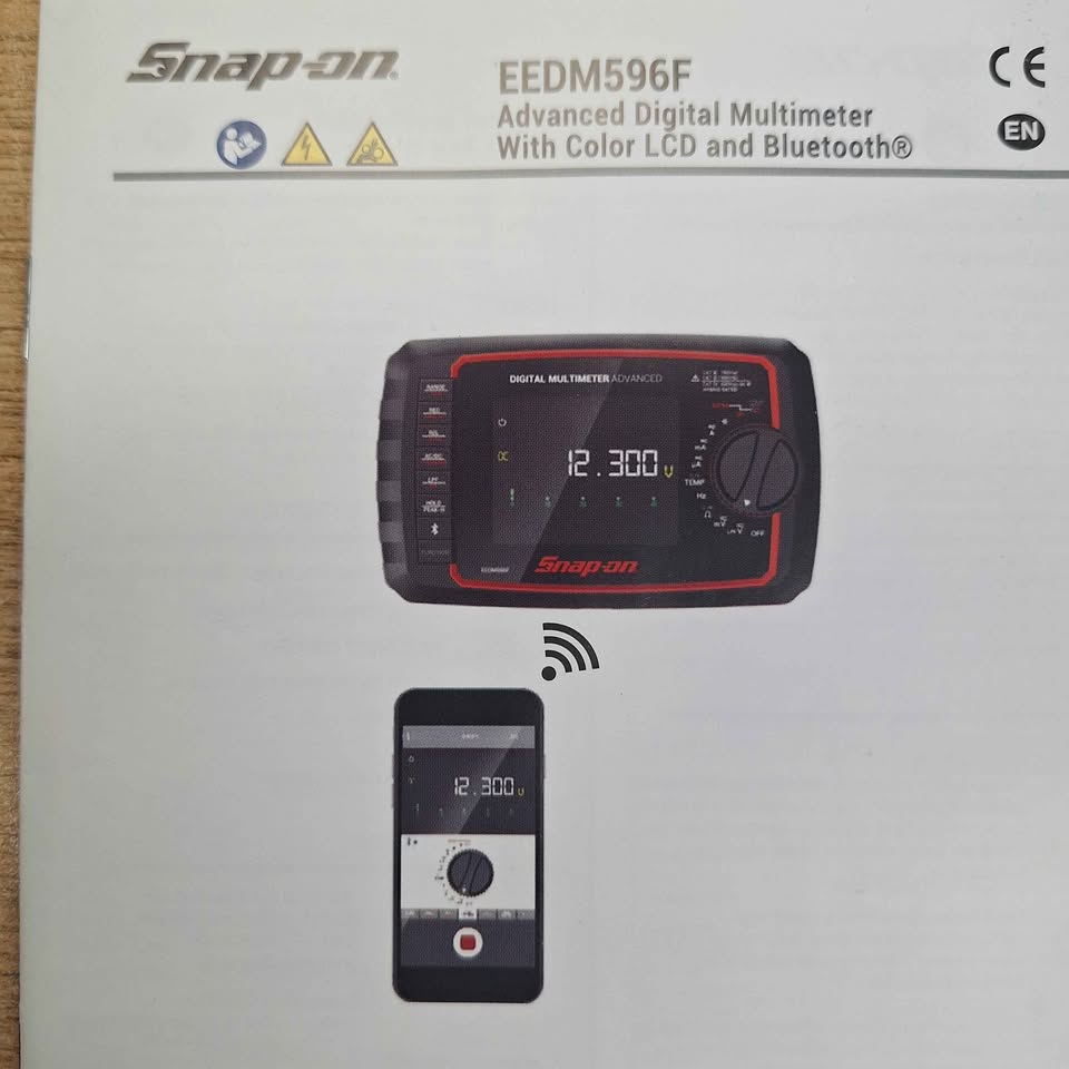 SNAP ON - EEDM596F ADVANCED DIGITAL MULTIMETER WITH LCD & BLUETOOTH - 505988