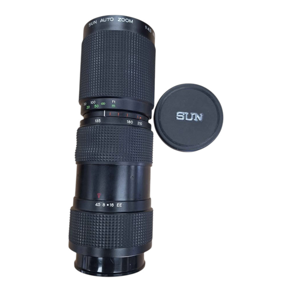 SUN - AUTO ZOOM 1:4.5 85-210MM CAMERA LENS IN LENS TUBE - 505907
